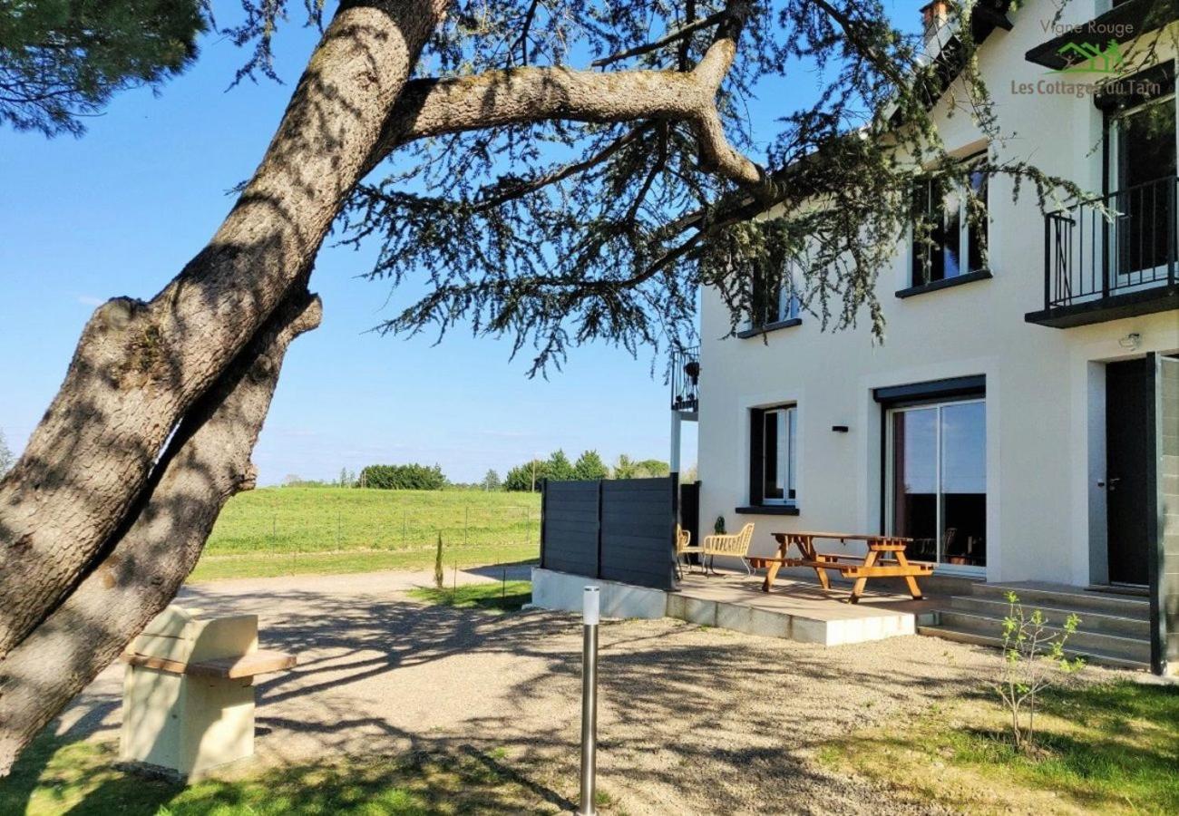 Brens  Le Cottage Nature Vigne Rouge Sauna Gaillac Entre Albi-Toulouse & Les Cottages Du Tarn מראה חיצוני תמונה