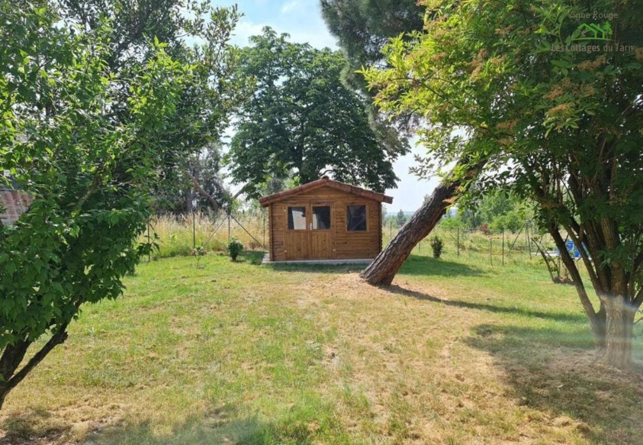 Brens  Le Cottage Nature Vigne Rouge Sauna Gaillac Entre Albi-Toulouse & Les Cottages Du Tarn מראה חיצוני תמונה